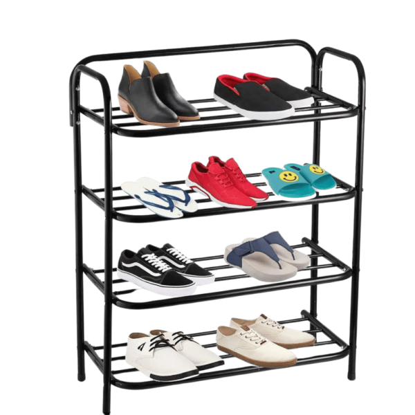 Space-Saving Metal Shoe Organizer